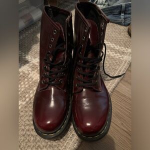 Dr. Marten’s Maroon Boots